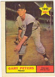 1961 Topps Baseball Cards      303     Gary Peters